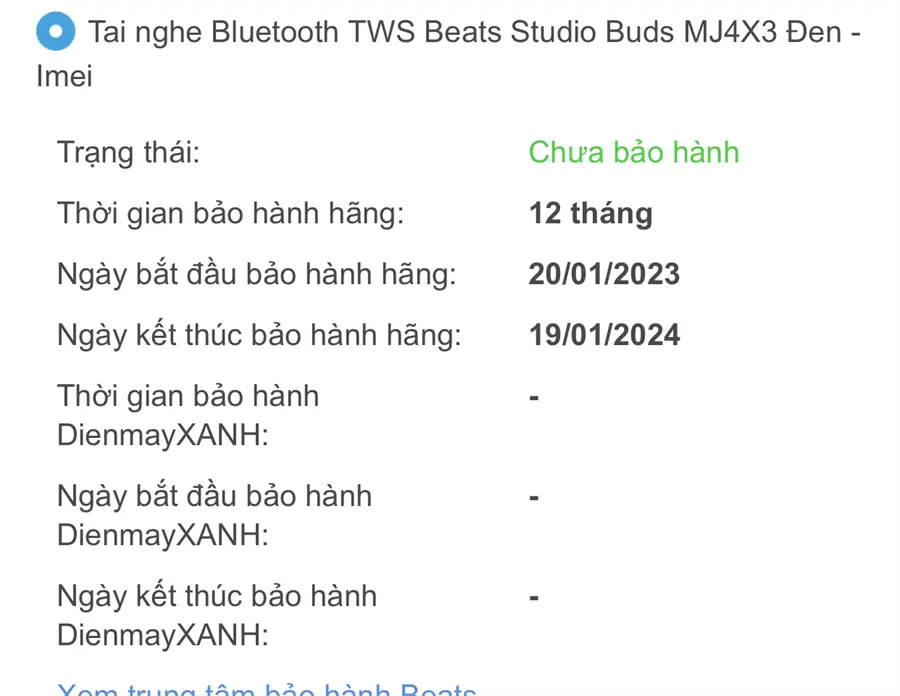 Khách hàng review Tai nghe Bluetooth True Wireless Beats Studio Buds 4