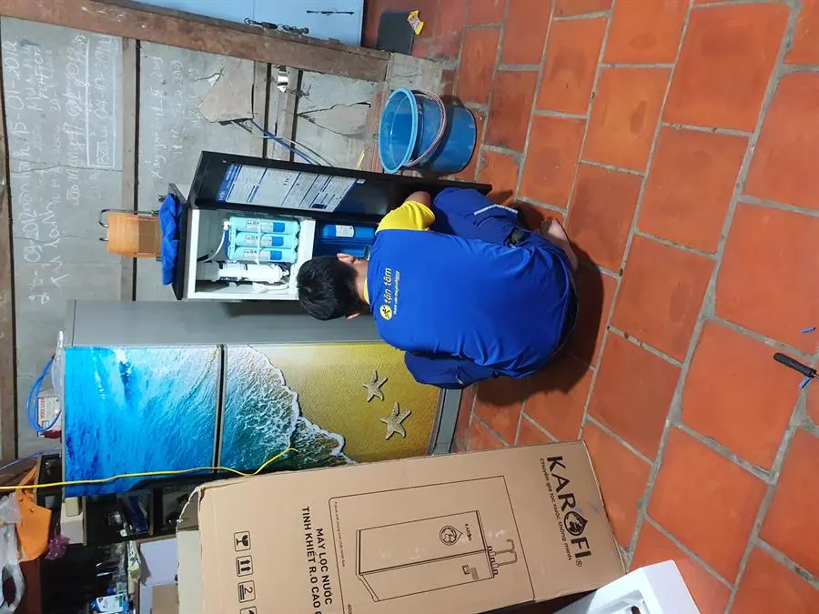 Khách hàng review Máy lọc nước RO nóng nguội lạnh Hydrogen Karofi KAD-X39 10 lõi 84
