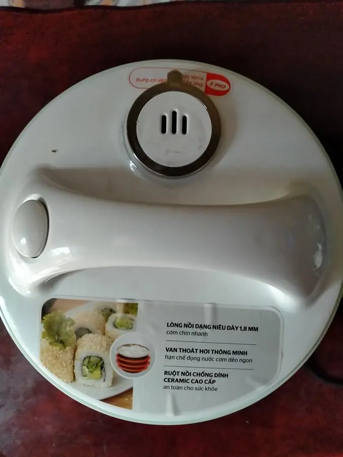 Khách hàng review Nồi cơm nắp gài Sunhouse Mama 1.2 lít SHD8265B 6