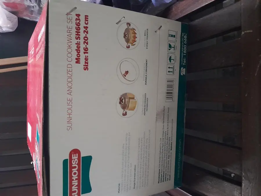 Khách hàng review Bộ 3 nồi nhôm anod nắp kính Sunhouse SH6634 7
