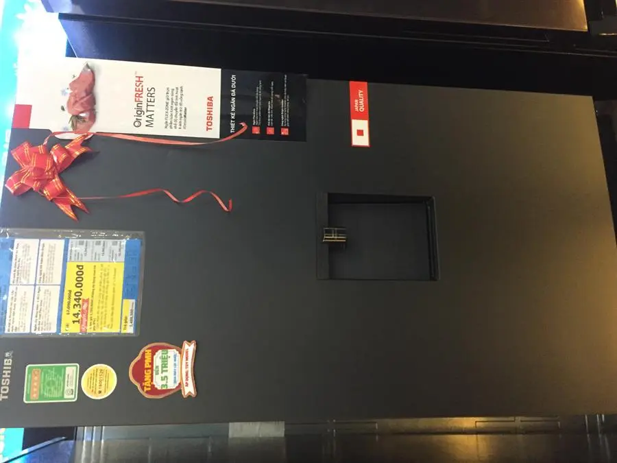 Khách hàng review Tủ lạnh Toshiba Inverter 322 lít GR-RB405WE-PMV(06)-MG 3