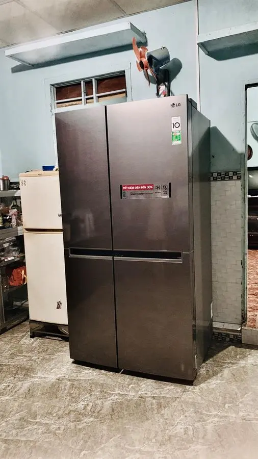 Khách hàng review Tủ lạnh LG Inverter 649 Lít GR-B257JDS 24