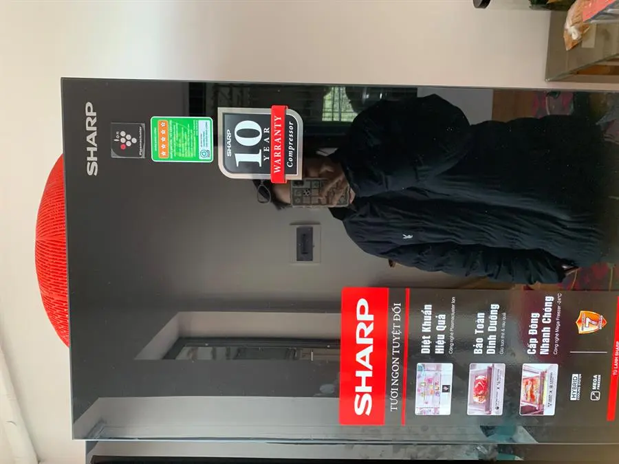 Khách hàng review Tủ lạnh Sharp Inverter 525 lít Multi Door SJ-FXP600VG-BK 5