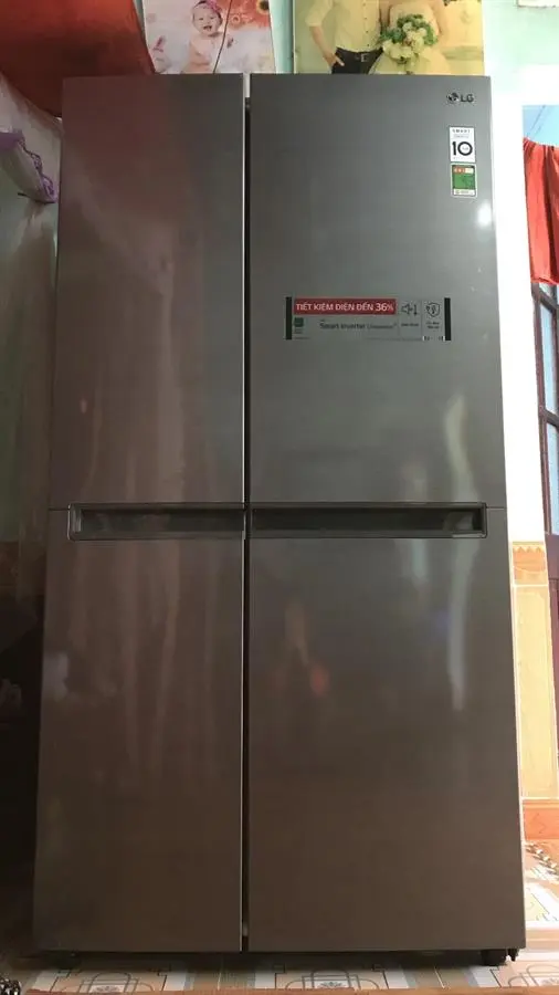 Khách hàng review Tủ lạnh LG Inverter 649 Lít GR-B257JDS 21