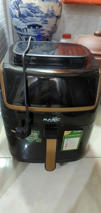 Khách hàng review Nồi chiên không dầu kết hợp hấp Magic Eco S07 PRO 7 lít 3