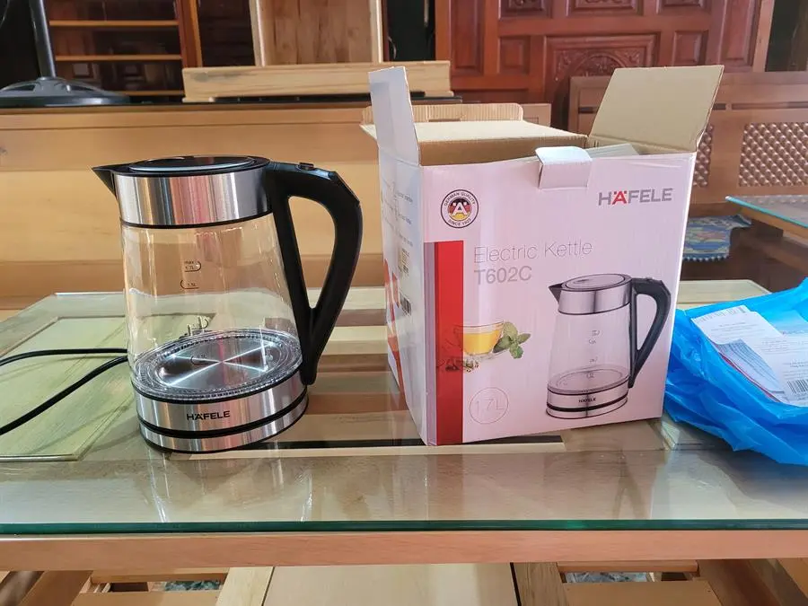 Khách hàng review Bình đun siêu tốc Hafele 1.7 lít T-602C (535.43.732) 3
