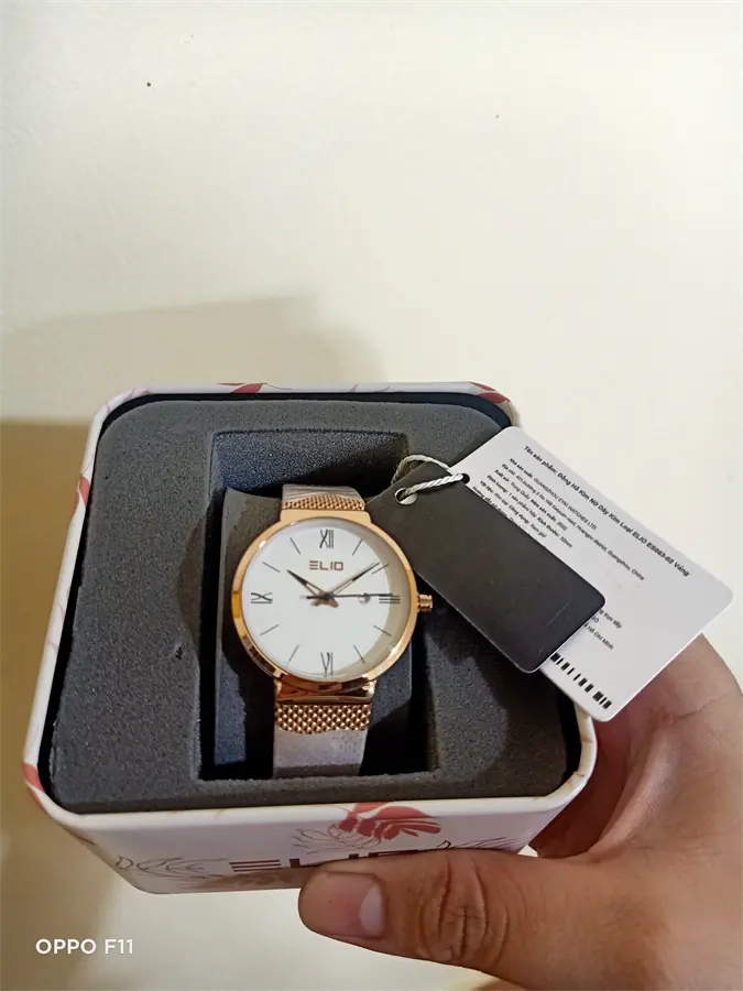 Khách hàng review Đồng hồ ELIO Nắng Xuân 32 mm Nữ ES063-02 8