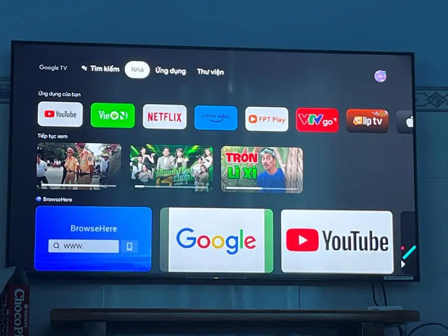 Khách hàng review Google Tivi Sony 4K 55 inch KD-55X85K 1