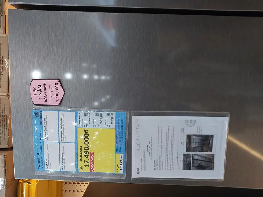 Khách hàng review Tủ lạnh LG Inverter 649 Lít GR-B257JDS 17