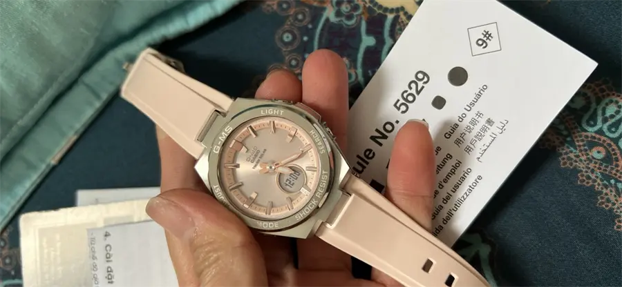 Khách hàng review Đồng hồ BABY-G 38.1 mm Nữ MSG-S200-4ADR 2