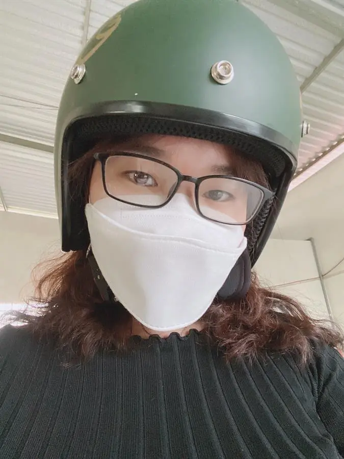 Khách hàng review Mũ 3/4 size XL Asia MT-124 xanh rêu 1