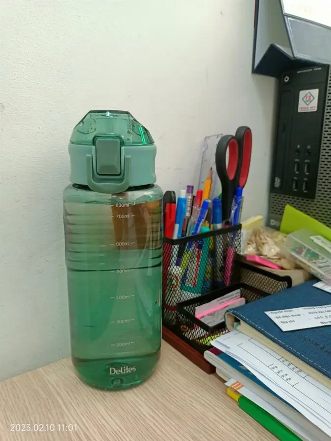 Khách hàng review Bình đựng nước nhựa 830 ml Delites WP-22811 3