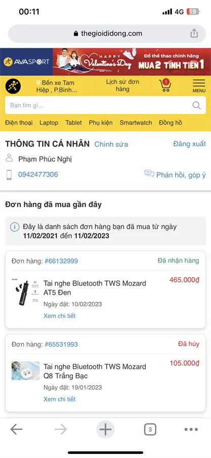 Khách hàng review Tai nghe Bluetooth True Wireless Mozard AT5 2