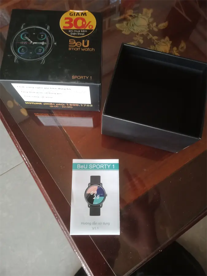 Khách hàng review Đồng hồ thông minh BeU Sporty 1 46mm 14