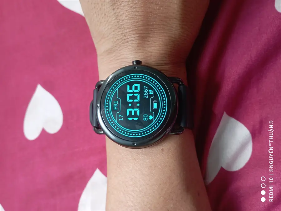 Khách hàng review Đồng hồ thông minh BeU Sporty 1 46mm 11