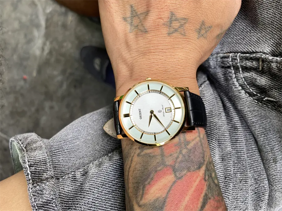Khách hàng review Đồng hồ ORIENT 38 mm Nam FGW01002W0 4