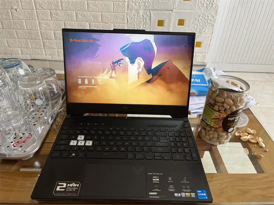 Khách hàng review Laptop Asus TUF Gaming Dash F15 FX517ZE - HN045W (i5 12450H, 8GB, 512GB, RTX 3050Ti 4GB, Full HD 144Hz, Win11) 1