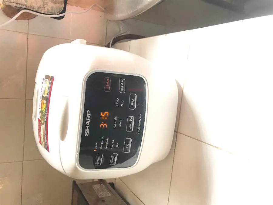 Khách hàng review Nồi cơm điện tử Sharp 1.8 lít KS-COM183MV-WH 8