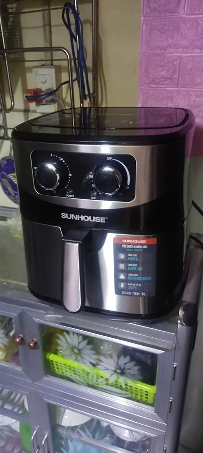 Khách hàng review Nồi chiên không dầu Sunhouse 9 lít SHD4035 30