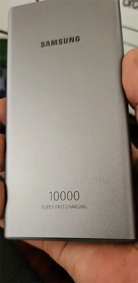 Khách hàng review Pin sạc dự phòng Polymer 10.000 mAh Type C PD 25W Samsung EB-P3300 1