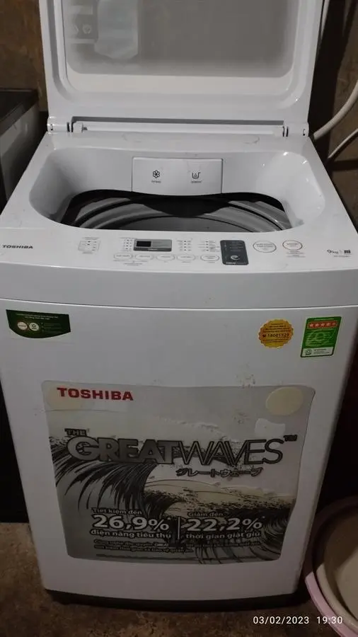 Khách hàng review Máy giặt Toshiba 9 kg AW-K1000FV(WW) 1