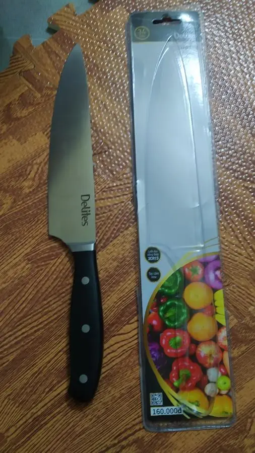 Khách hàng review Dao thái inox Delites LK-2207C 2
