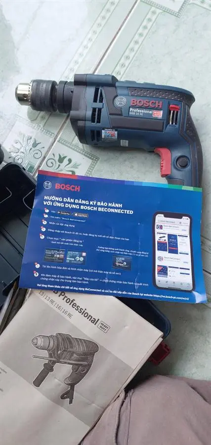 Khách hàng review Máy khoan động lực điện Bosch GSB 16 RE 750W 6