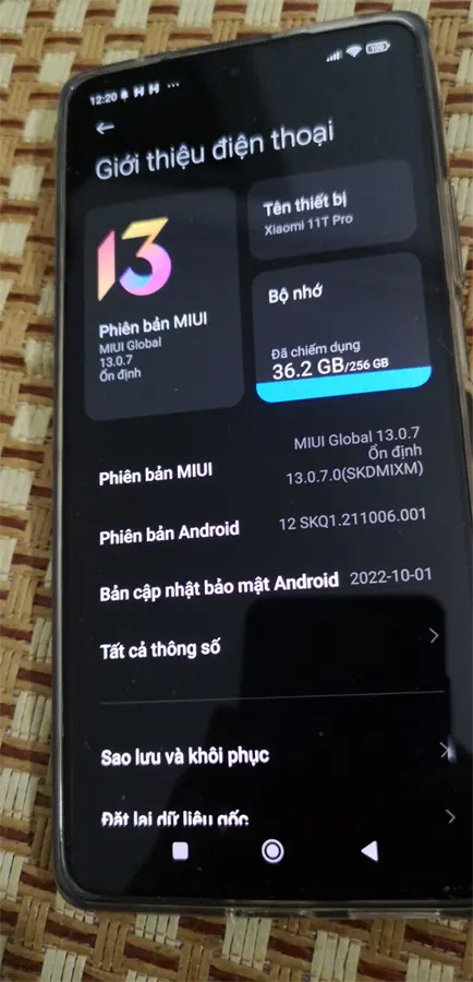 Khách hàng review Điện thoại Xiaomi 11T Pro 5G 12GB 1