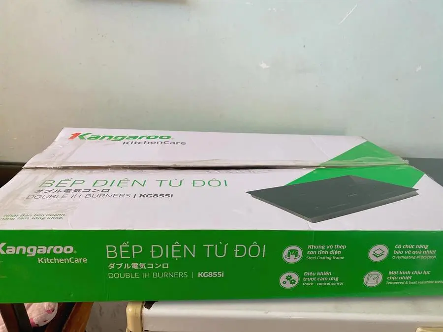 Khách hàng review Bếp từ đôi lắp âm Kangaroo KG855i 9