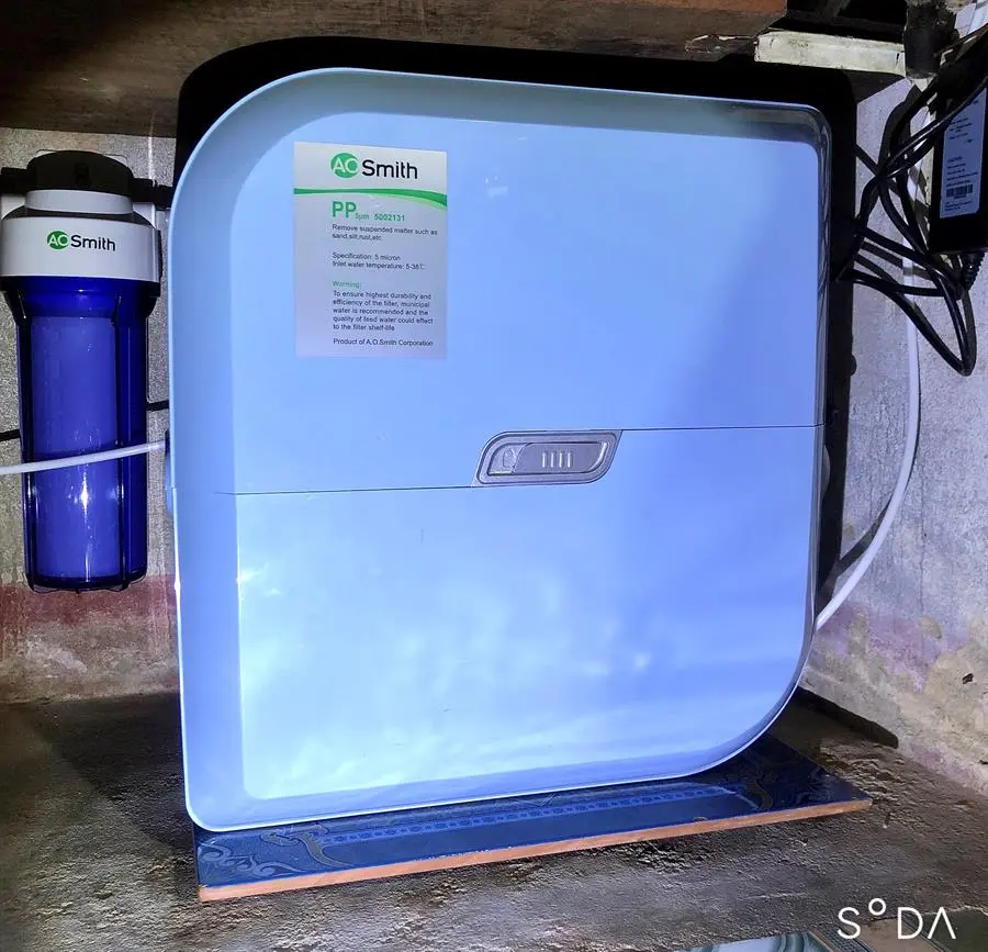 Khách hàng review Máy lọc nước RO AOSmith M2 5 lõi 11