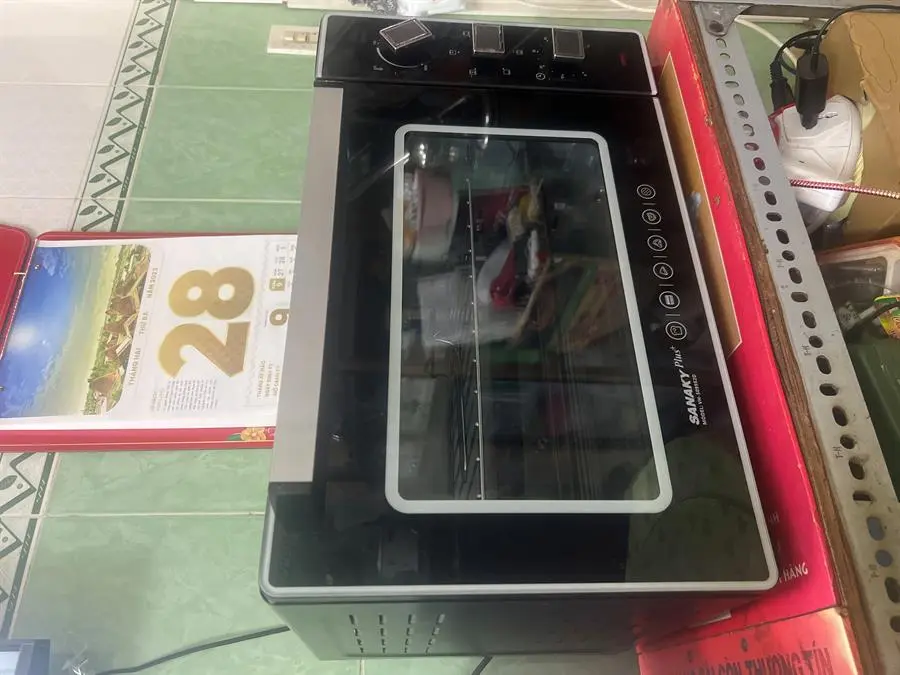 Khách hàng review Lò nướng Sanaky VH5099S2D 50 lít 6