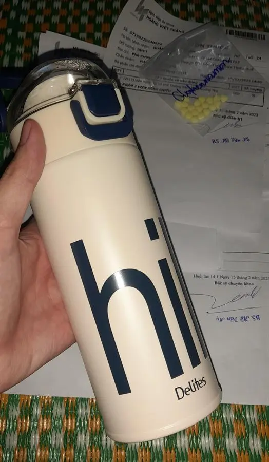hách hàng review Bình giữ nhiệt inox 400 ml Delites XB-21136 6