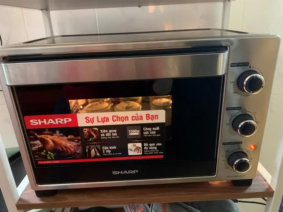 Khách hàng review Lò nướng Sharp EO-A323RCSV-ST 32 lít 2