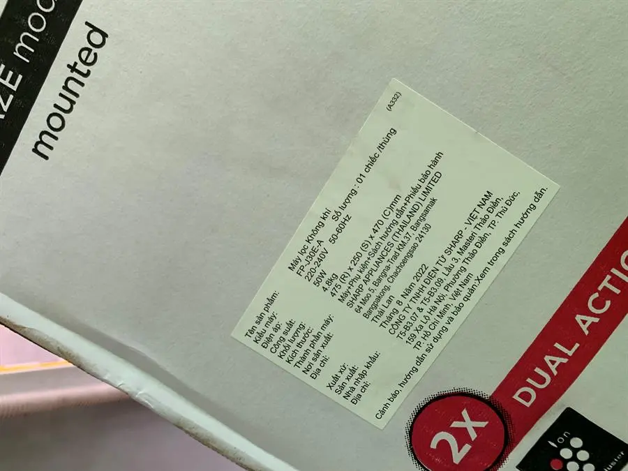 Khách hàng review Máy lọc không khí Sharp FP-J30E-A 50W 16