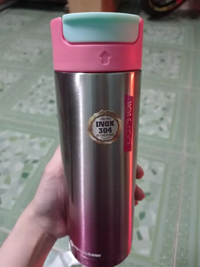 Khách hàng review Bình giữ nhiệt inox 470 ml DMX BG006 2