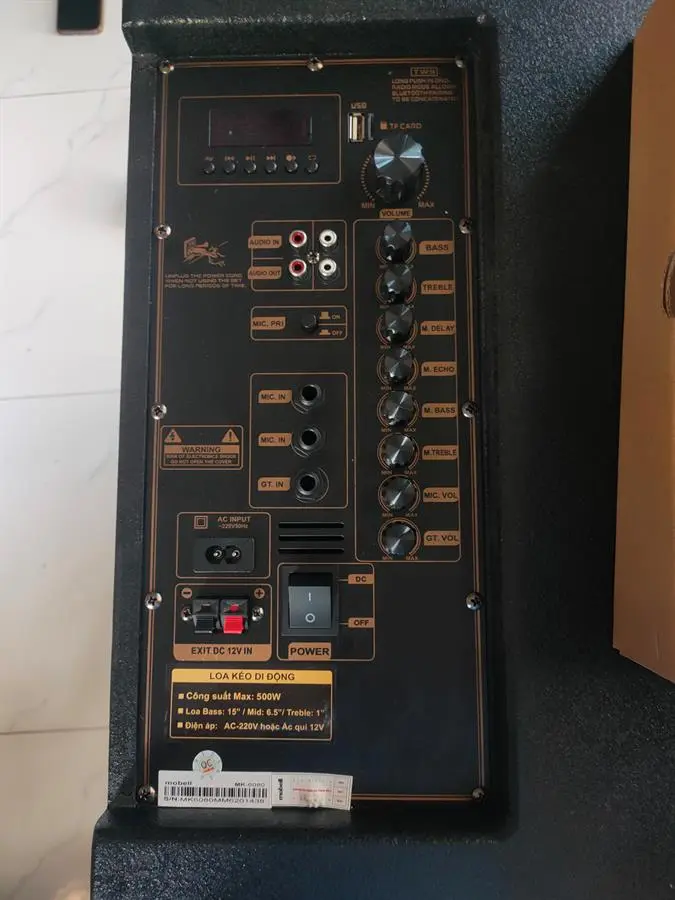 Khách hàng review Loa kéo karaoke Mobell MK-6080 500W 9