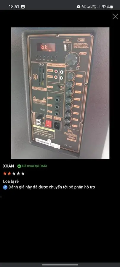 Khách hàng review Loa kéo karaoke Mobell MK-7080 1000W 8