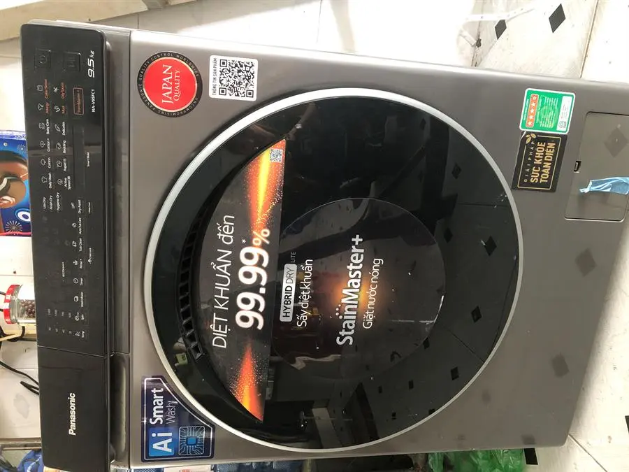 Khách hàng review Máy giặt Panasonic Inverter giặt 9.5 kg - sấy tiện ích 2 kg NA-V95FC1LVT 48