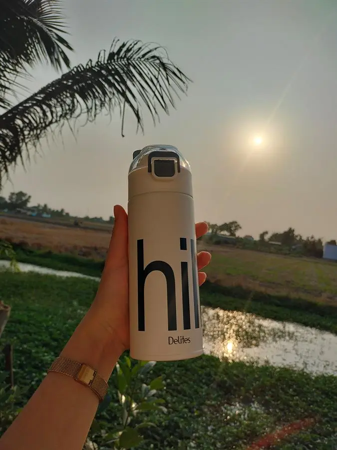 Khách hàng review Bình giữ nhiệt inox 400 ml Delites XB-21136 3