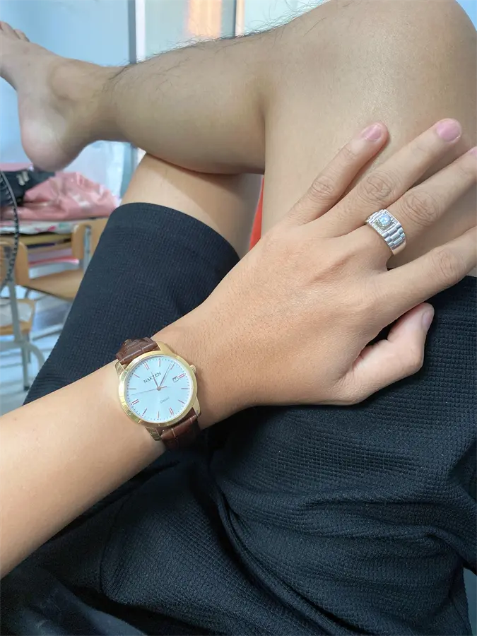 Khách hàng review Đồng hồ NAKZEN 38 mm Nam SL4072GBN-7NR 3