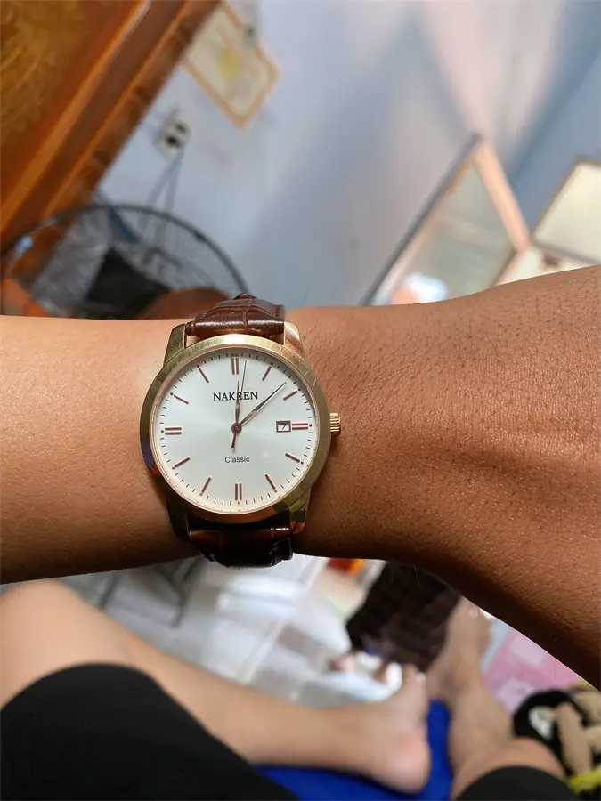 Khách hàng review Đồng hồ NAKZEN 38 mm Nam SL4072GBN-7NR 2