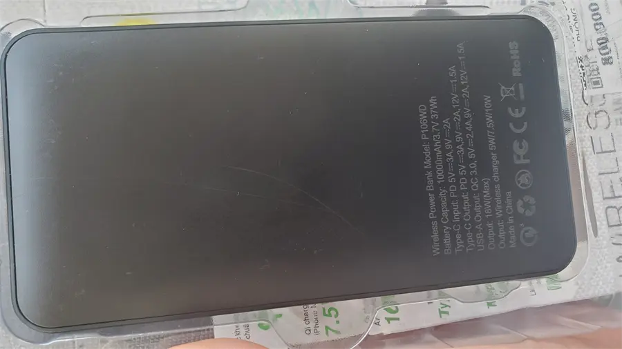 Khách hàng review Pin sạc dự phòng không dây Polymer 10.000 mAh Type C PD QC3.0 Xmobile PowerLite P106WD 1