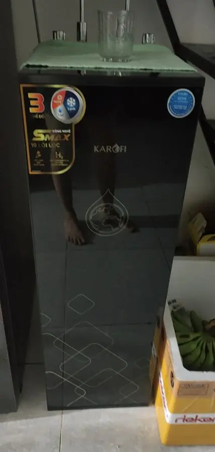 Khách hàng review Máy lọc nước RO nóng nguội lạnh Hydrogen Karofi KAD-X39 10 lõi 72