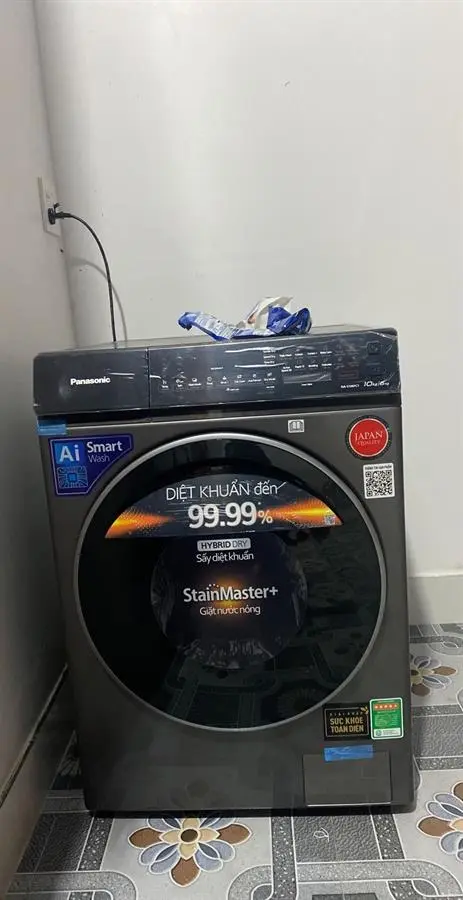 Khách hàng review Máy giặt sấy Panasonic Inverter giặt 10 kg - sấy 6 kg NA-S106FC1LV 1