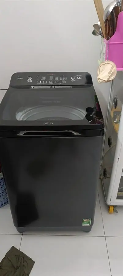 Khách hàng review Máy giặt Aqua 9.8 kg AQW-FR98GT.BK 9