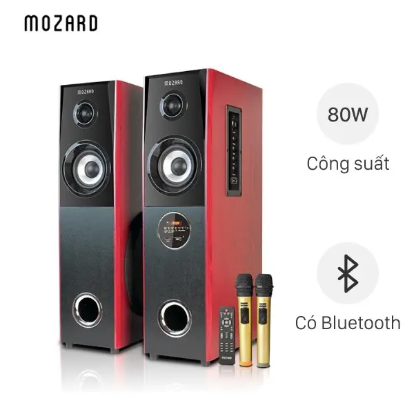 Khách hàng review Cặp loa tháp Mozard M103 80W 1