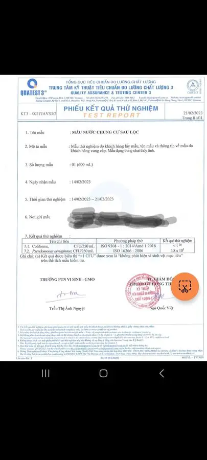 Khách hàng review Máy lọc nước RO Hydrogen Karofi KAQ-U95 10 lõi 9