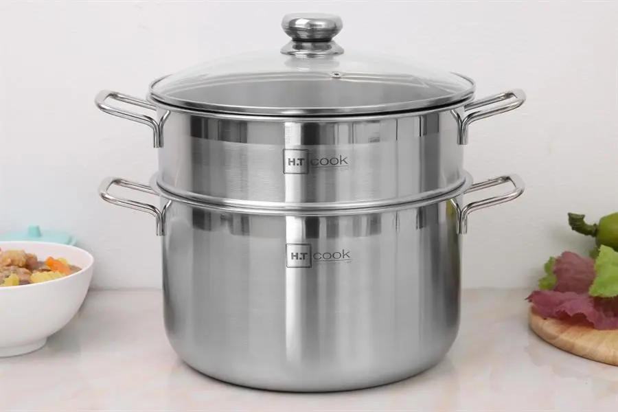 Khách hàng review Bộ nồi xửng inox nắp kính 28 cm Fivestar HT Cook HTNX28001 5