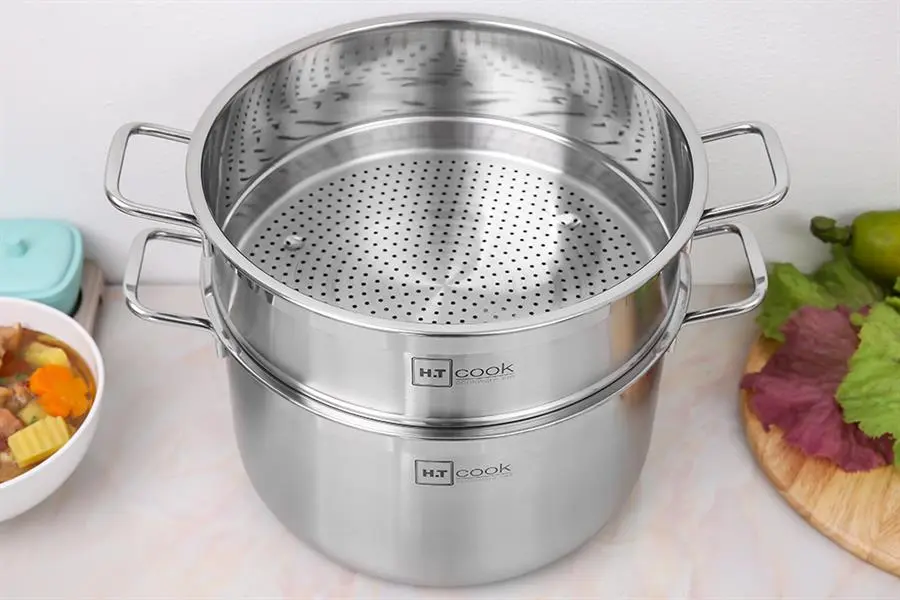 Khách hàng review Bộ nồi xửng inox nắp kính 28 cm Fivestar HT Cook HTNX28001 4