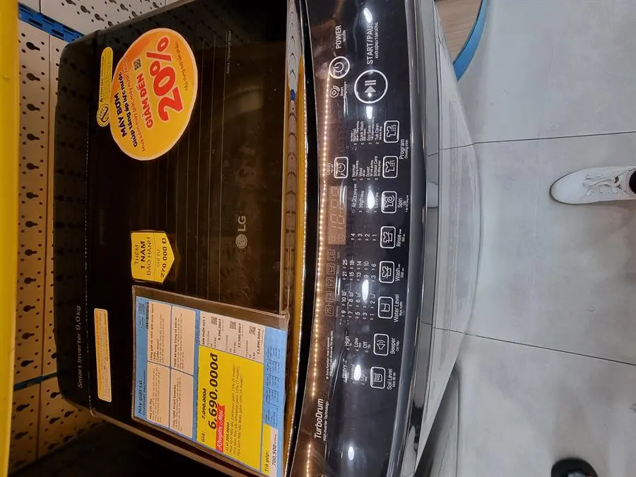 Khách hàng review Máy giặt LG TurboDrum Inverter 9 kg T2109VSAB 25